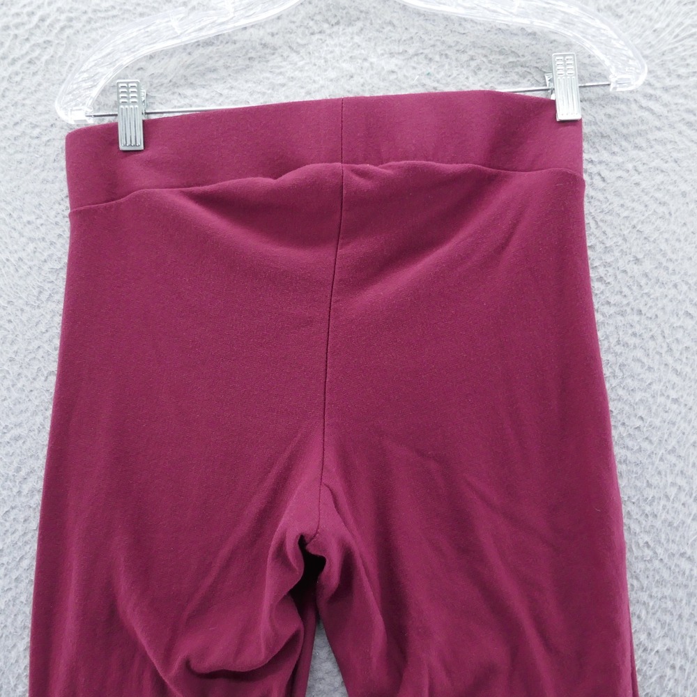 Torrid Womens Berry Wine Modal Cotton Spandex Stretch Leggings Size 0 US Large - Picture 4 of 14